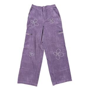 By Samii Ryan - Daisy Gal Corduroy Cargo Pants in Purple